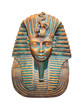 Photo: Egyptian pharaoh isolated on white (with clipping path) Egyptian pharaoh isolated on white (with clipping path)