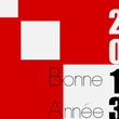 Carte Bonne Année 2013 Rouge