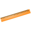 Vector: Cartoon wood ruler. eps10 Cartoon wood ruler. eps10