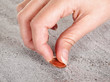 Picking up money