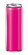 Can on white background - pink