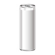 Can on white background