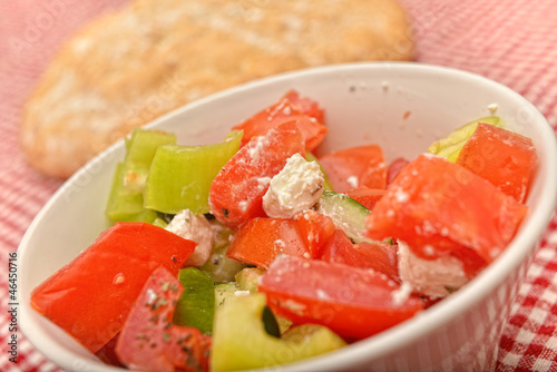 Photo: Greek salad Greek salad