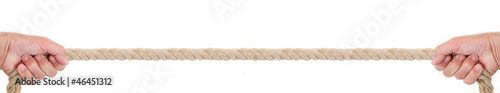 Photo: Hands pulling rope Hands pulling rope