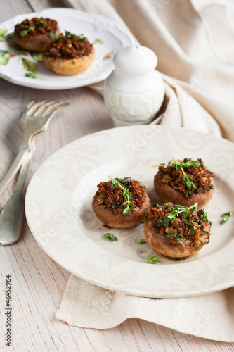 Photo: Stuffed mushrooms Stuffed mushrooms