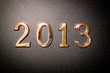 2013 gold text