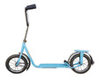 Old scooter isolated. Clipping path included.
