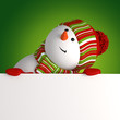snowman banner