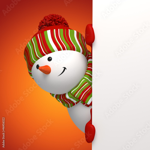 Photo: snowman label snowman label