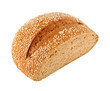 Foto: A loaf of homemade bread with sesame seeds A loaf of homemade bread with sesame seeds