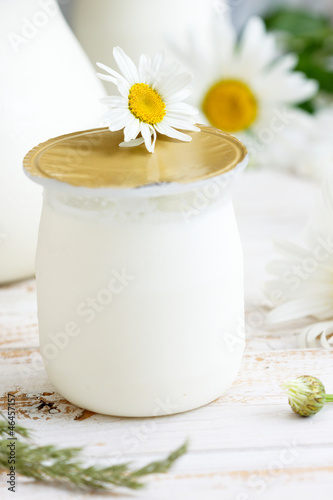 Photo: Natural yogurt Natural yogurt