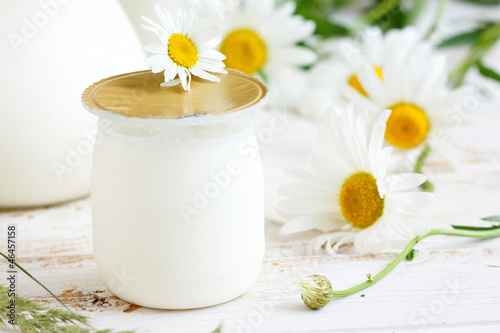 Photo: Natural yogurt Natural yogurt