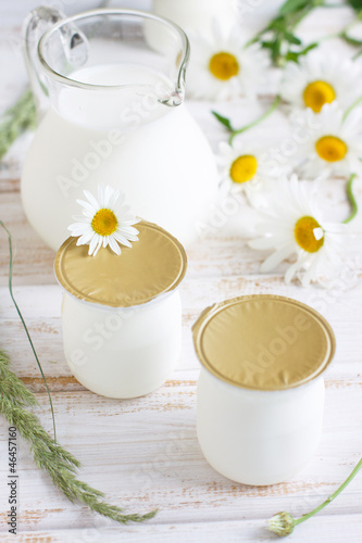 Photo: Natural yogurt Natural yogurt