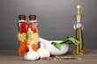 Set of ingredients and spice for cooking