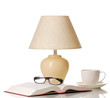 table lamp isolated on white