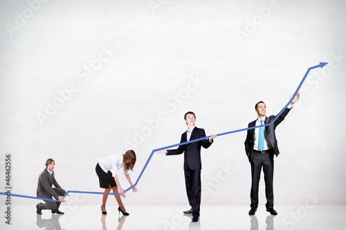 Photo: Business Growth And Success Graph Business Growth And Success Graph