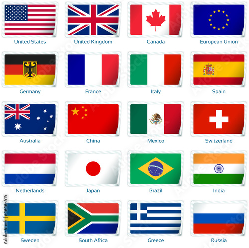 Vector: Sticker flags Popular Sticker flags Popular