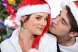 Couple in Christmas
