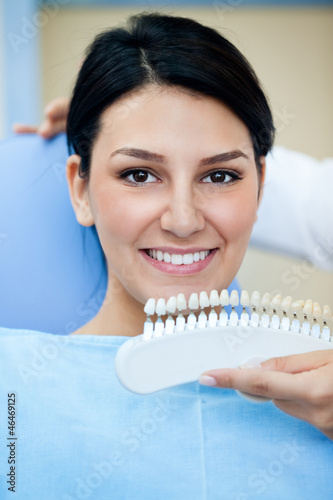 Photo: palette for tooth color palette for tooth color