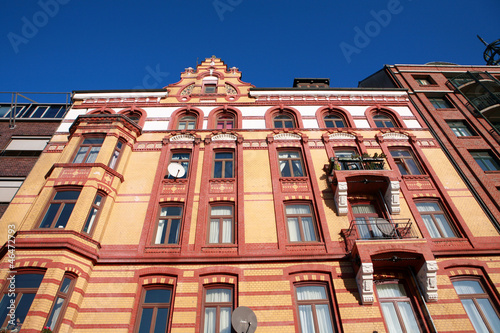 Photo: Sanierter Altbau in der Hafenstraße Sanierter Altbau in der Hafenstraße