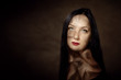 Woman made of cloth