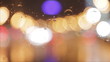 car window rain night background defocused in motion