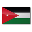 Flagge Jordanien
