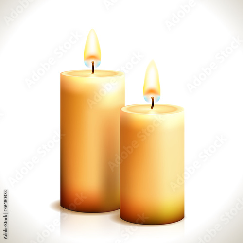 Vector: Burning Candles Burning Candles