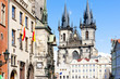 Photo: Tynsky church at Old Town Square, Prague, Czech Republic Tynsky church at Old Town Square, Prague, Czech Republic