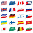 Set of World flags icons