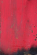 Photo: Red painted metal plate Red painted metal plate