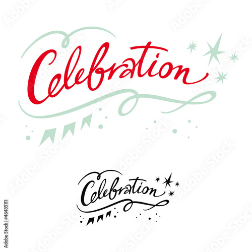 Vector: Celebration holiday event party birthday banner stars Celebration holiday event party birthday banner stars
