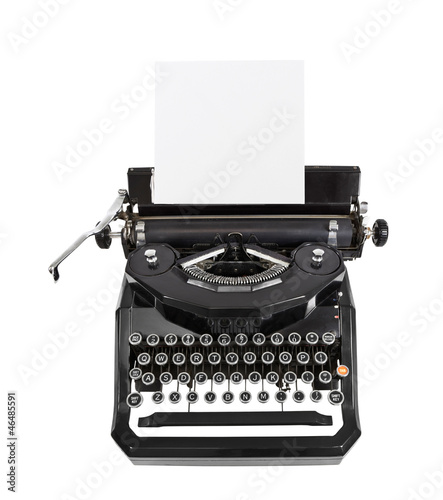 Photo: Classic Black Typewriter Classic Black Typewriter