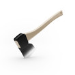 Illustration: Axe isolated on white Axe isolated on white