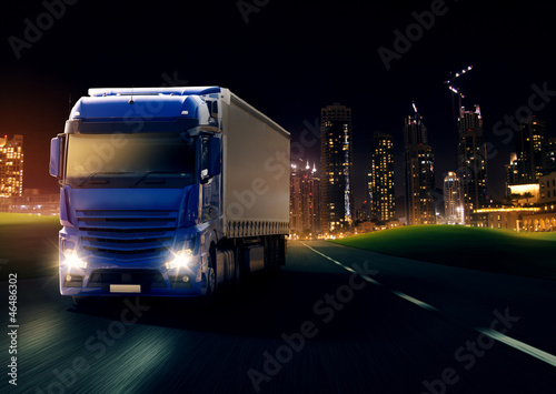 Photo: Truck at Night Truck at Night