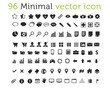 96 Minimal vector icons