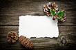 Greeting card for Christmas