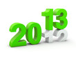 Illustration: New year 2013 3d render New year 2013 3d render