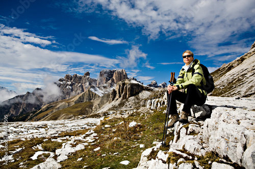 Photo: Hiking in Dolomite Hiking in Dolomite