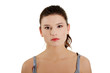 Young beautiful woman with depression