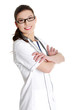 Smiling medical doctor or nurse.
