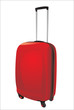 Suitcase isolated on a white background