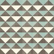 retro geometric triangles seamless pattern
