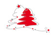 weihnachtsbäume rot