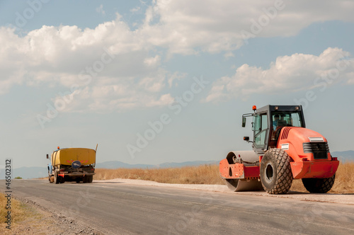 Photo: Support activities for the construction of roads and highways Support activities for the construction of roads and highways