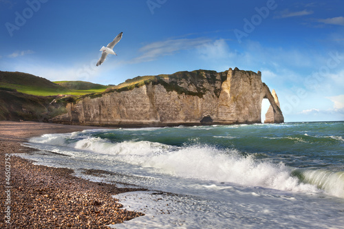 Photo: Falaises Etretat Falaises Etretat