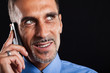 Businessman talking on the phone