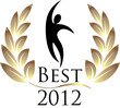 Best 2012 isolated logo