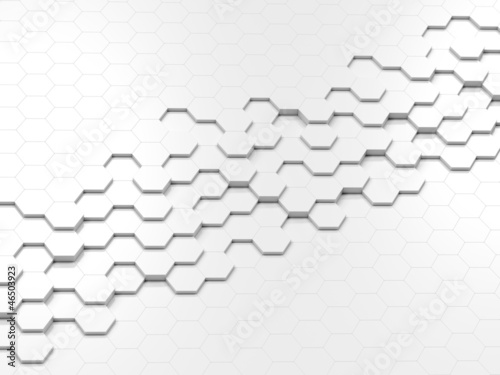 Illustration: Abstract Hexagon Background Abstract Hexagon Background