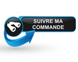suivre ma commande sur bouton web design bleu